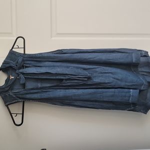 Free People deep V tunic top